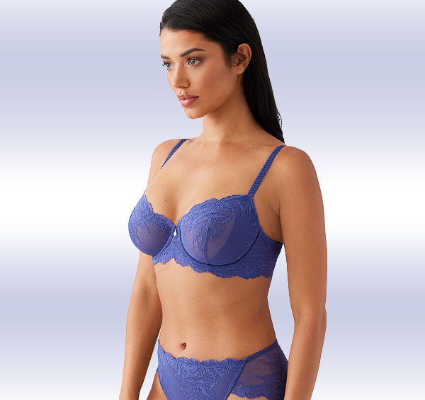 Vivid Attraction by Wacoal, Now in Skipper Blue!